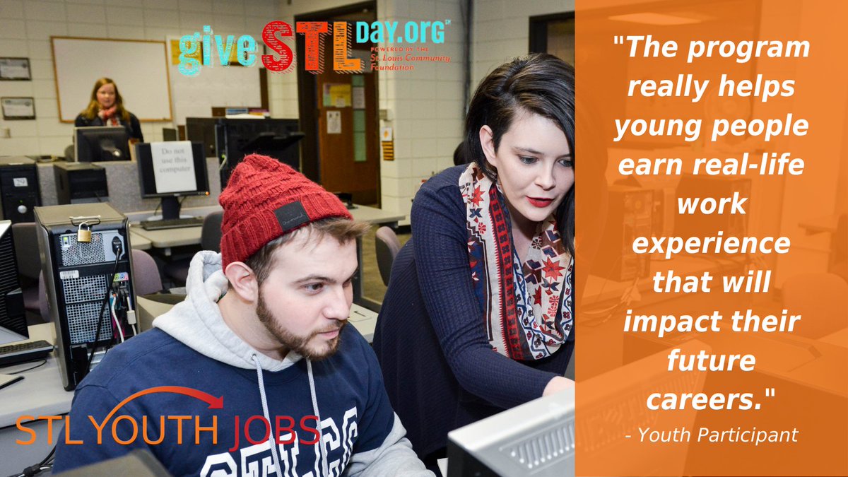 Let's kick-off #GiveSTLDay2021 with a bang! Early giving starts today, April 5th. Give today through May 6th at givestlday.org/stlyouthjobs 

#GiveSTLDay #stlyouthjobs #may6 #givesday #supportouryouth #summerjobs #stlouis #stl #earlygiving