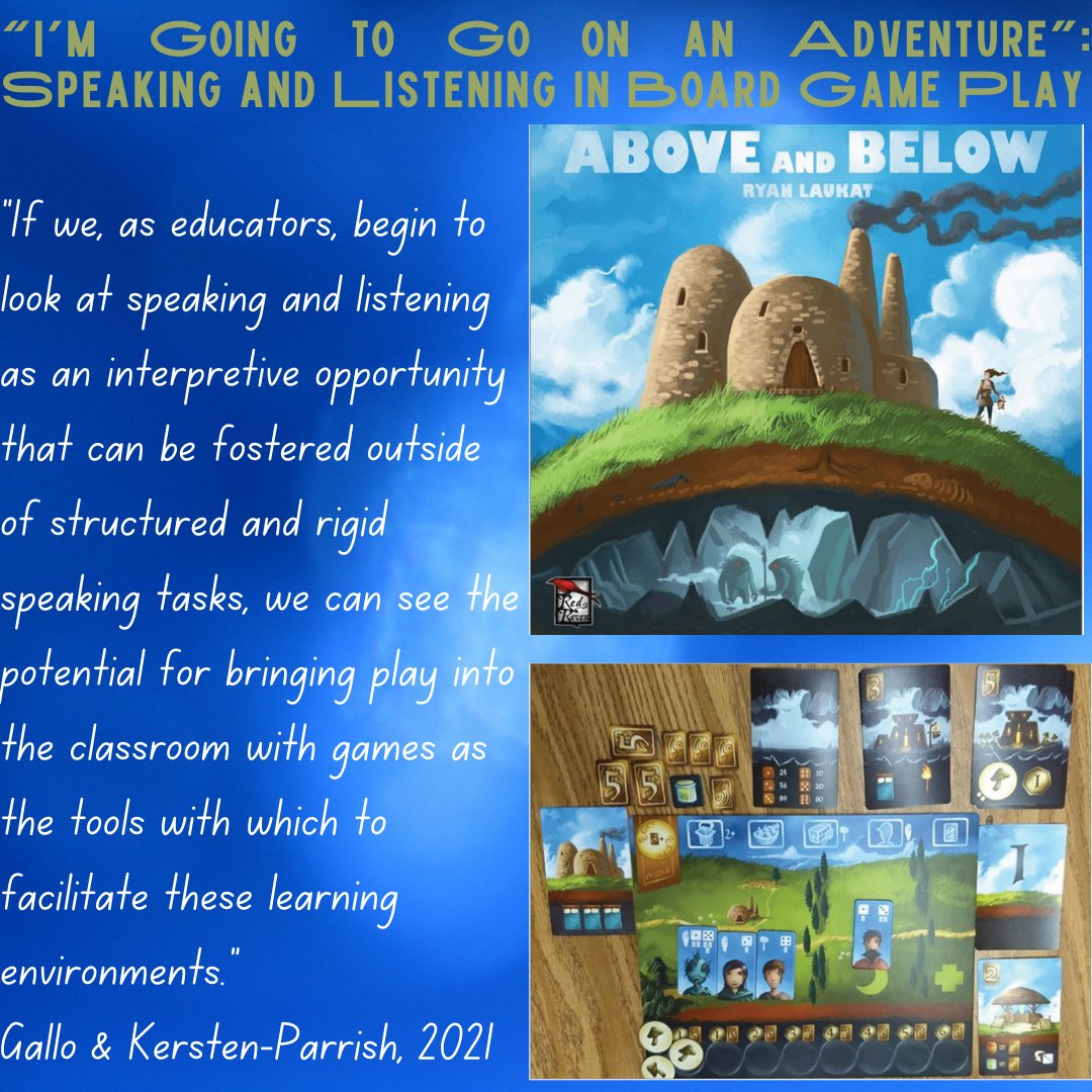 Playing board games provides valuable opportunities for students to practice speaking and listening skills.  Check out one teachers classroom @
library.ncte.org/journals/vm/is…