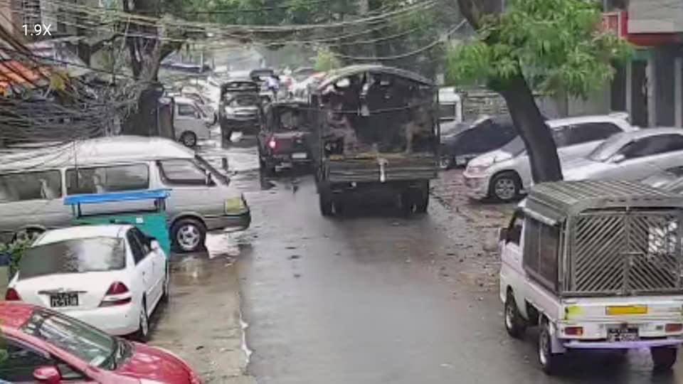 In Sanchaung, Yangon: Massive forces of Terrorists raided NyungTone street and abducted 9 people. They also roobed civilians' properties.
#WhatsHappeningInMyanmar #Apr5Coup #CrimesAgainstHumanity