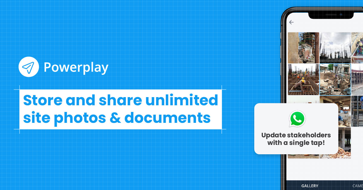 Keep your Personal photos and Work phots separate. Upload unlimited work photos on to our app!
#Construction #tech #SAAS #madeinindia #site #gallery #photos #constructioninindia #architecture #interior #Structure