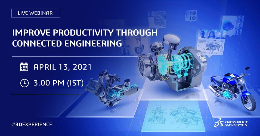 3DSIndia's tweet image. Join us for an exclusive webinar to learn how #Transportation &amp;amp; #Mobility suppliers can benefit from our #ConnectedEngineering solutions to eliminate design errors, improve communication, promote collaboration and accelerate decision-making. Register Now go.3ds.com/VQ7