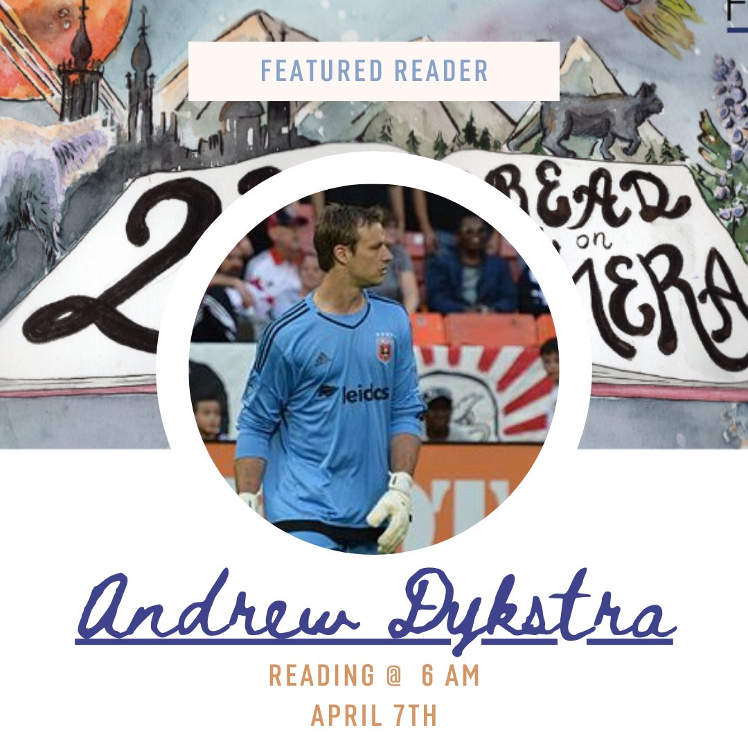 During our sports hour at 6am Andrew Dykstra will be reading!  ⚽ Andrew is a pro soccer player, home brewer, dad and coach at Virginia Development Academy. 
 #readoncamera  
ow.ly/N52r50EclQD
#LibraryGivingDay #reading #manchestercitylibrary
