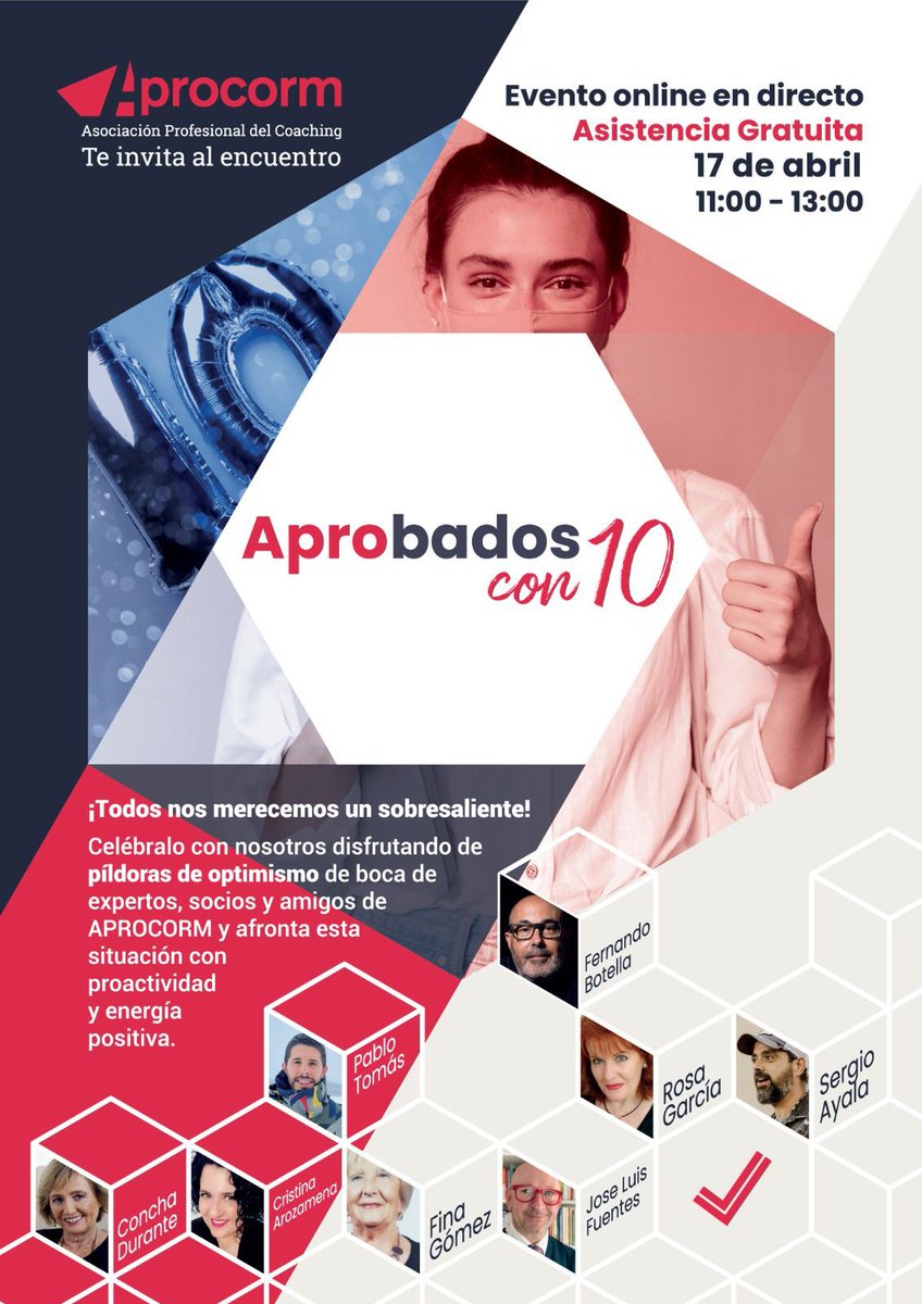 APROCORM's tweet image. #Aprobadoscon10 #Pontenota #17Abril #zoom. Inscripción gratuita  ponteun10.es