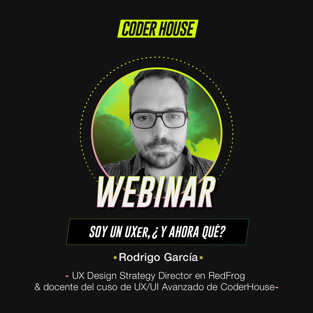 coderhouse's tweet image. #NuevoWebinar | Soy un UXer, ¿Y ahora qué?

🗓️ Miércoles 7 de abril
⁠⁠19.00 Hs. 🇦🇷, 🇺🇾, 🇨🇱⁠
17.00 Hs. 🇵🇪, 🇨🇴⁠
16.00 Hs. 🇲🇽⁠⁠

Inscribite haciendo clic en el siguiente link: cdn.forms-content.sg-form.com/499c07ca-917b-…