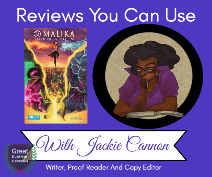 DigitalBrother's tweet image. Reviews You Can Use With Jackie Cannon
Check out her latest Review! Malika Fallen Queen Part One 
bit.ly/3cMQHQB

#blackscifi #blerds #blackcomics #afrofuturism #blacksciencefiction #blacksciencefictionsociety  #blackgirls #Blackcomiccretors #afrofuturismcentral
