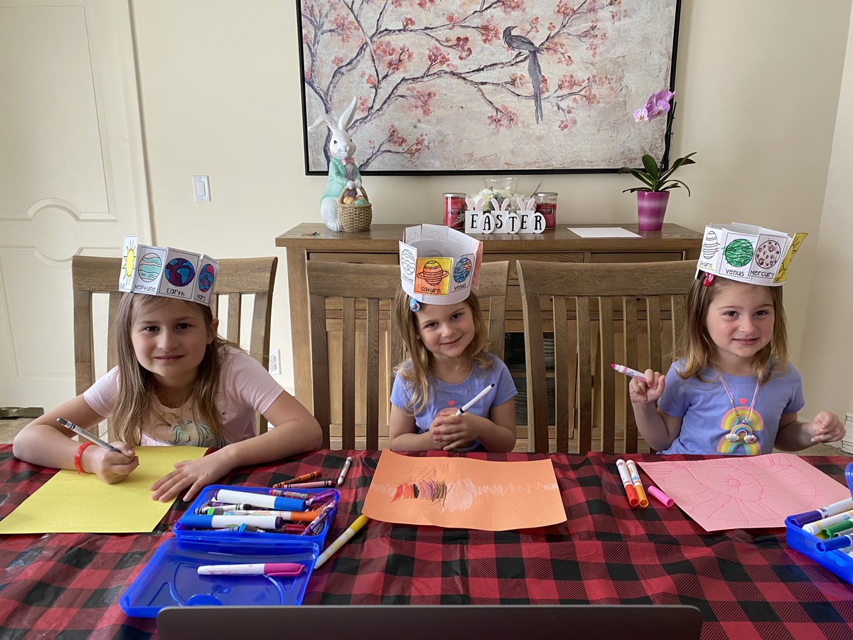 CFCE's Spectacular Scientists have been learning about the solar system. Look at these amazing mobiles and headbands they have created!