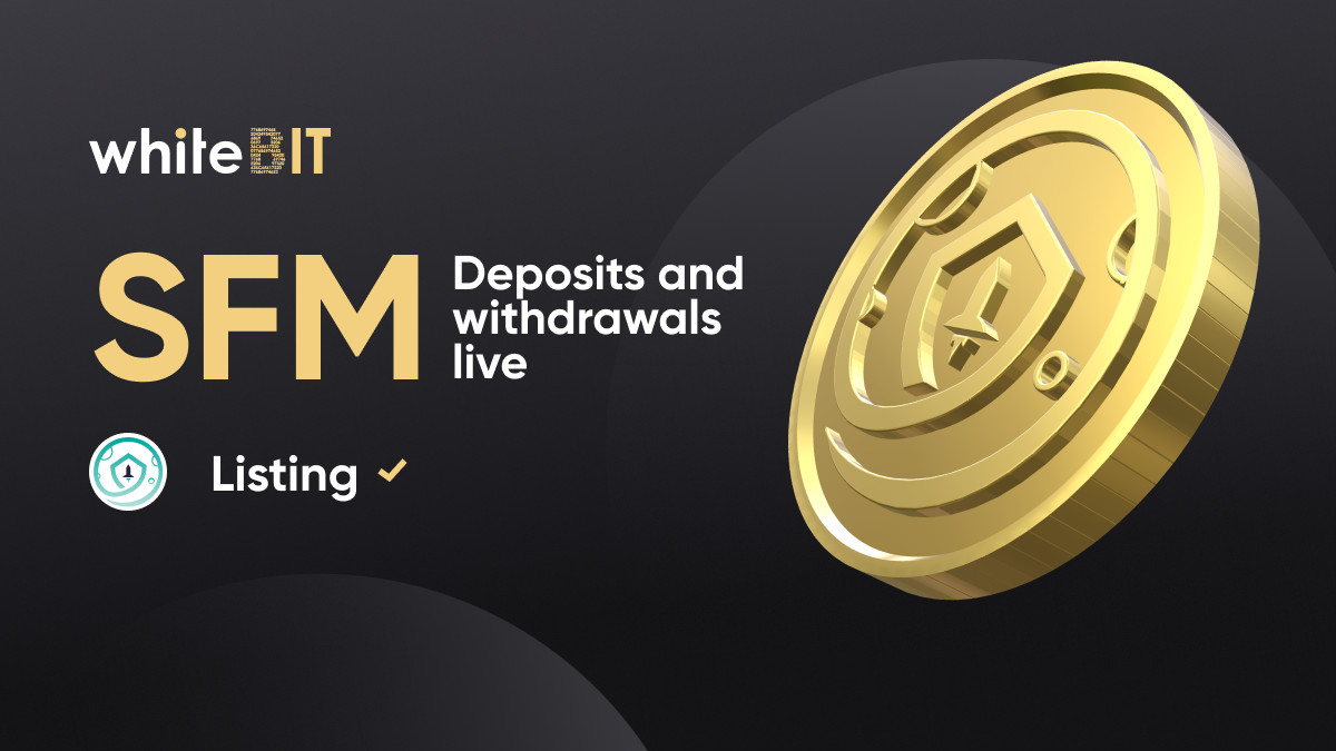 🌙 You can now deposit and withdraw <a href="/safemoon/">SafeMoon</a>. Trading will be available on the 6th of April (12p.m. UTC).

🔲 $SFM is paired against $USDT, with one more pair coming soon. AMA session is in the works as well.

Get ready for 2 weeks of zero-fee trading!

whitebit.com/trade/SFM_USDT…