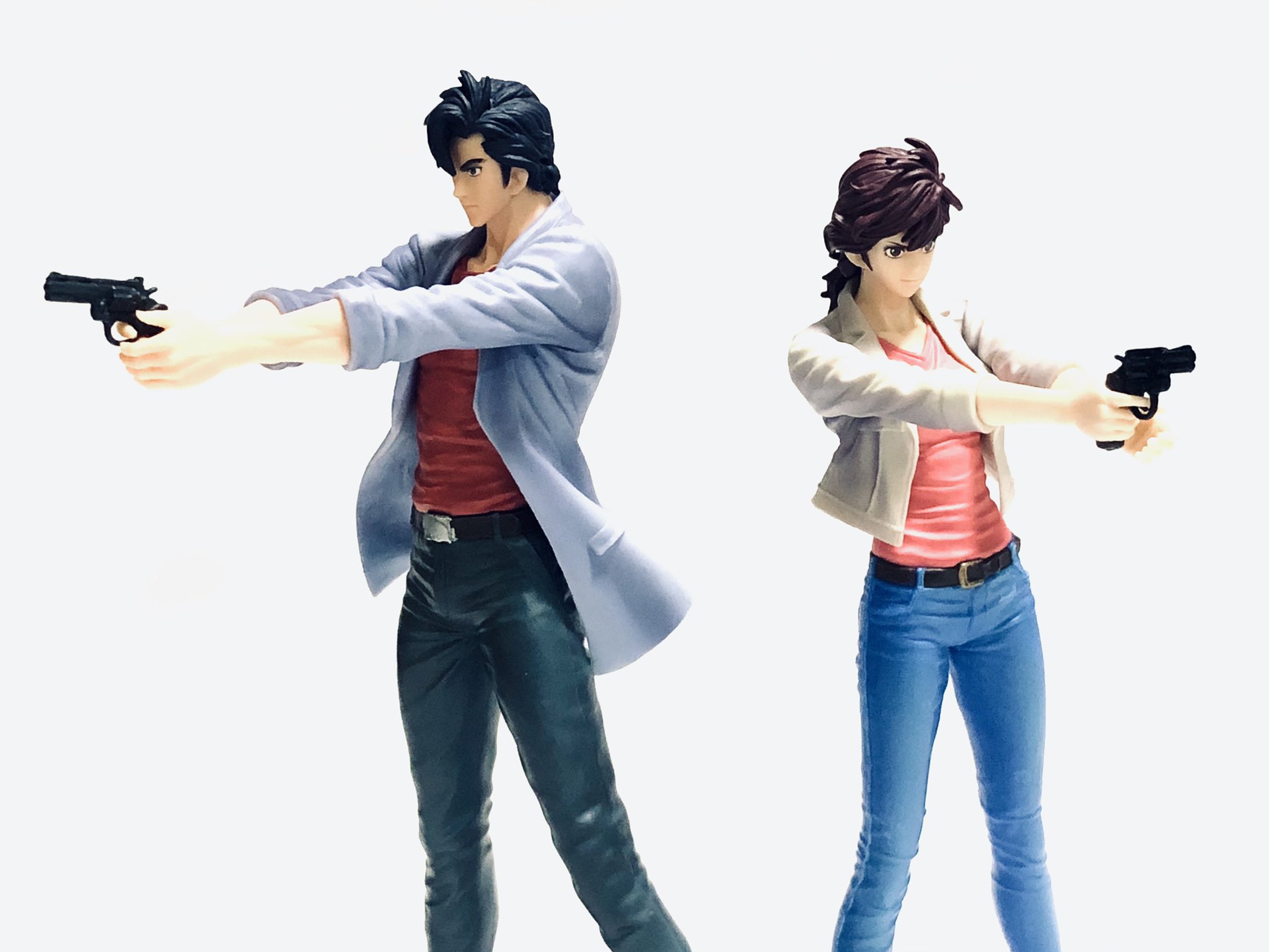 F 夜のフィギュア撮影会 4 5 お題 銃撃戦 過去 シティーハンター Cityhunter 冴羽獠 槇村香 オモ写 T Co Tz2oitwvcd Twitter