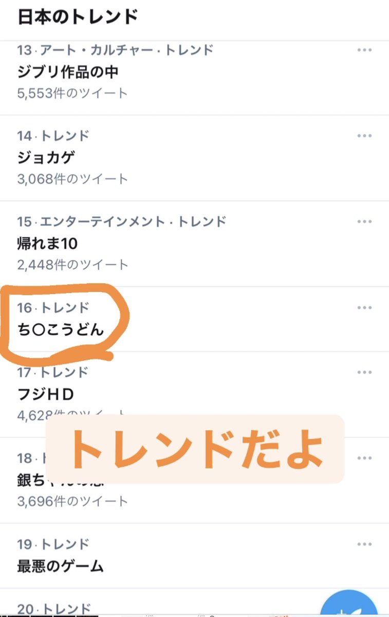 ち こうどん 最悪のゲーム Togetter