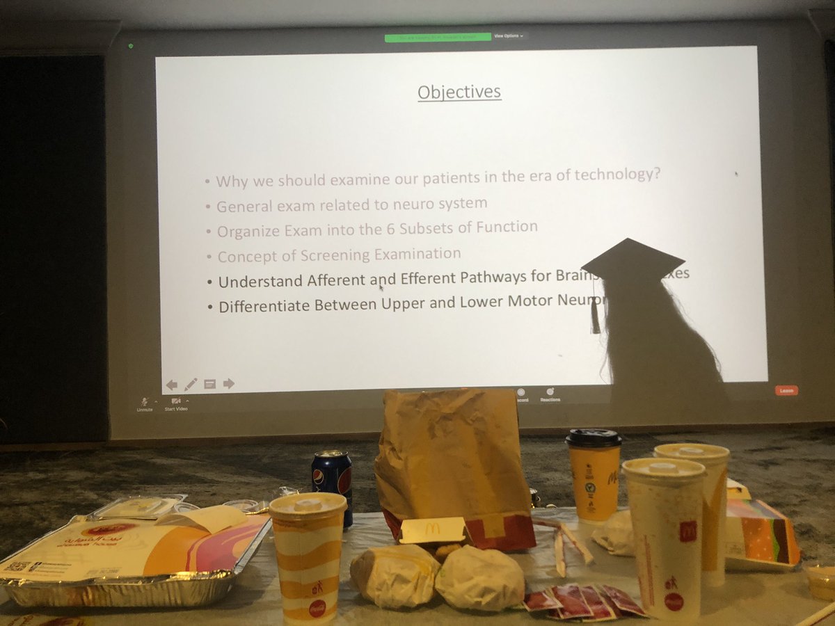 RanaFAlmana's tweet photo. How to spend the last lecture in med school! https://t.co/piuXU9XVlJ