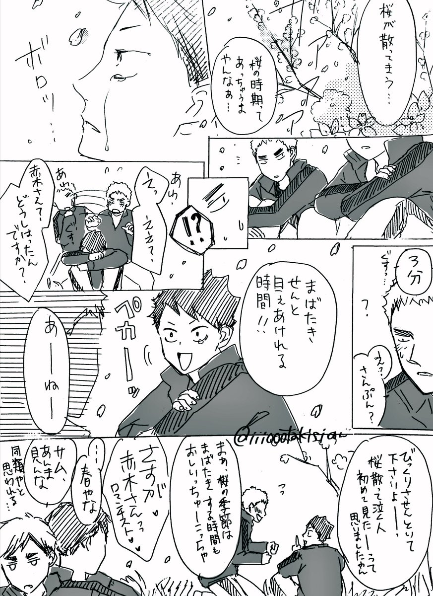 春の銀赤 