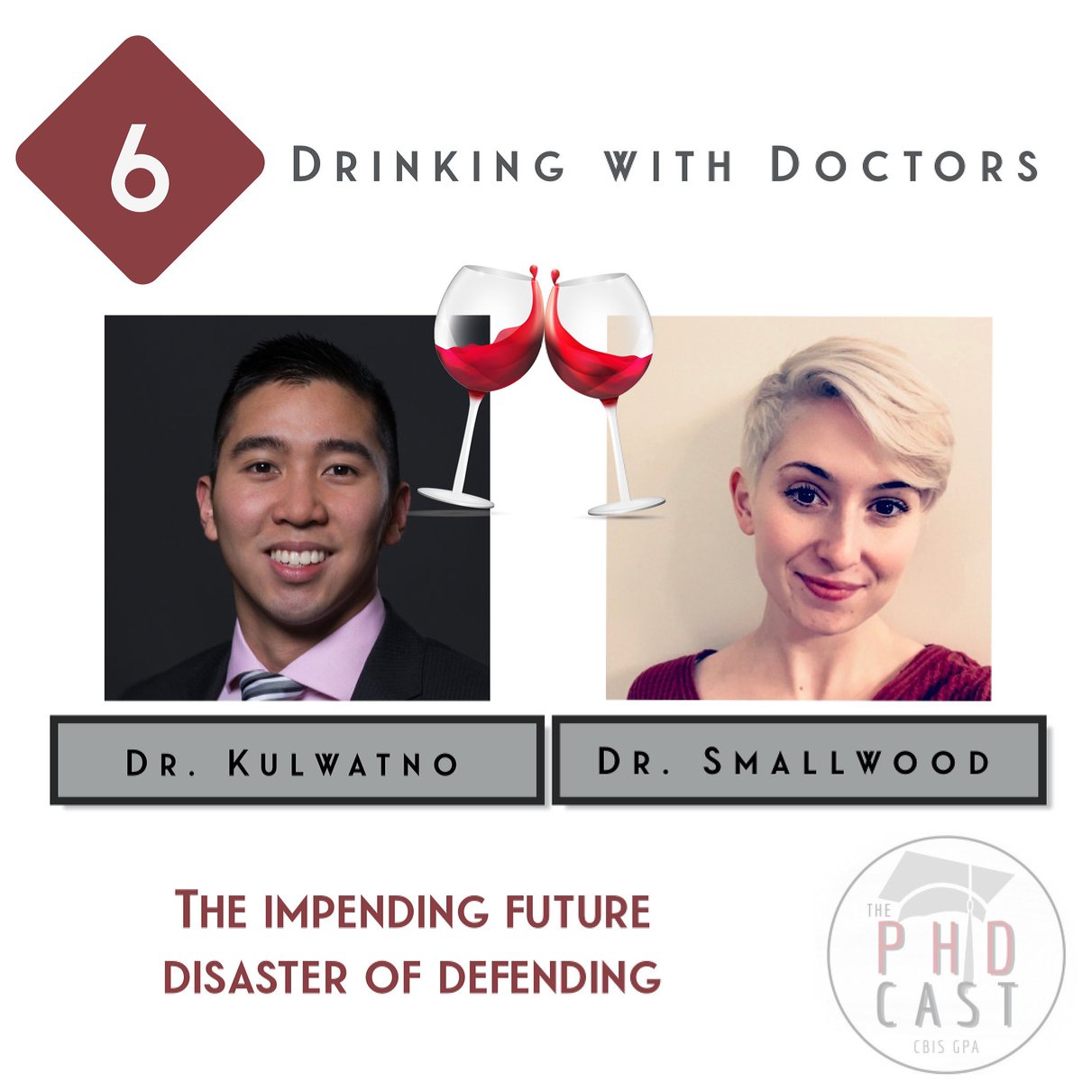 In the second part of our Drinking With Doctors series, Dr. Kulwatno and Dr. Smallwood talk about what it was like getting ready to defend while balancing a job search.