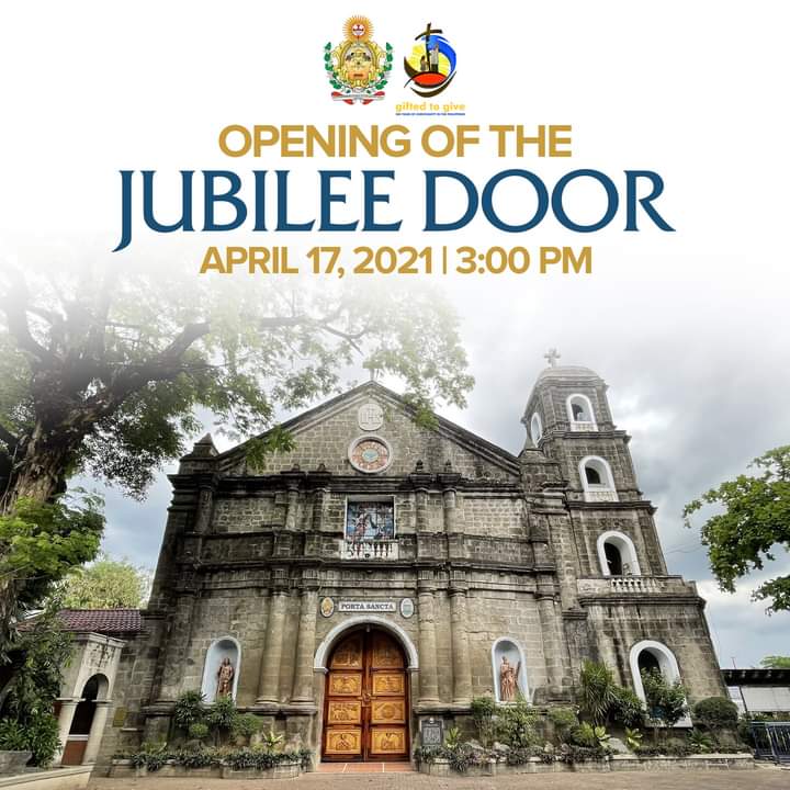 olightcainta's tweet photo. Ipinababatid po sa lahat na ang pagbubukas ng ating Jubilee Door ay gaganapin sa April 17, 2021, ika-3 ng hapon. Inaanyayahan po ang lahat na makiisa sa kaganapang ito sa pamamagitan ng pagtutok sa livestream dito sa ating Facebook page.

Ad maiorem Dei gloriam!
#OLightCainta https://t.co/cRDKWF267y