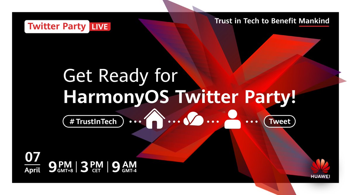 Dream big with the future of smartphones! Join the live #HarmonyOS Twitter Party on April 7 at 9PM (GMT+8) to share your ideas of the new possibilities of HarmonyOS and the future of smart life!