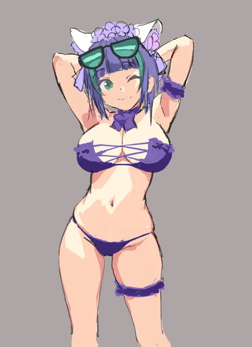 チェシャーかわいいな(#^.^#) 試し描き～ 