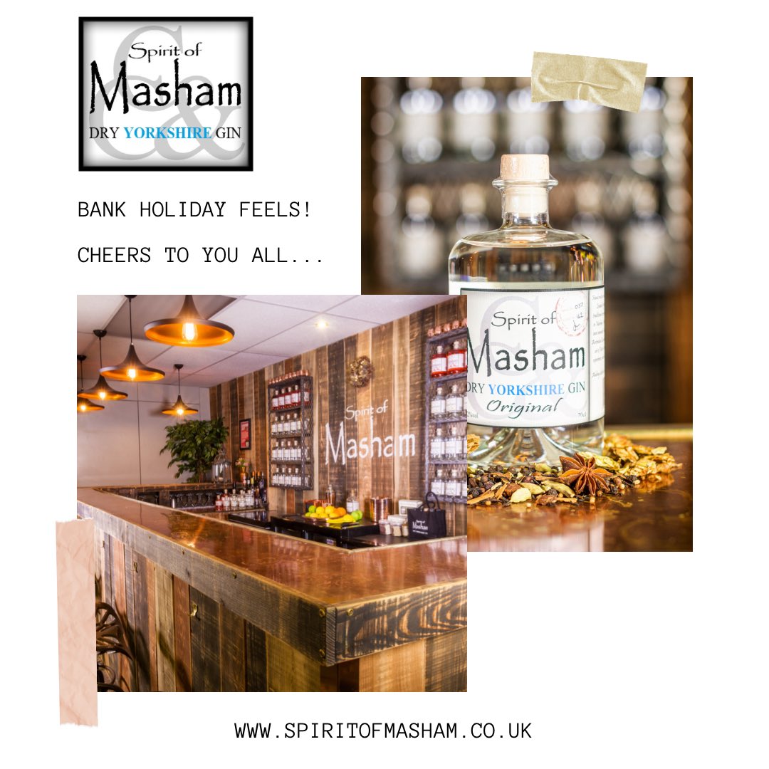 Wishing you all a relaxing #bankholidaymonday 🍸

Which #tipple are you reaching for? 😉

#Cheers! ☺️

#spiritofmasham #ginoclock #EasterMonday