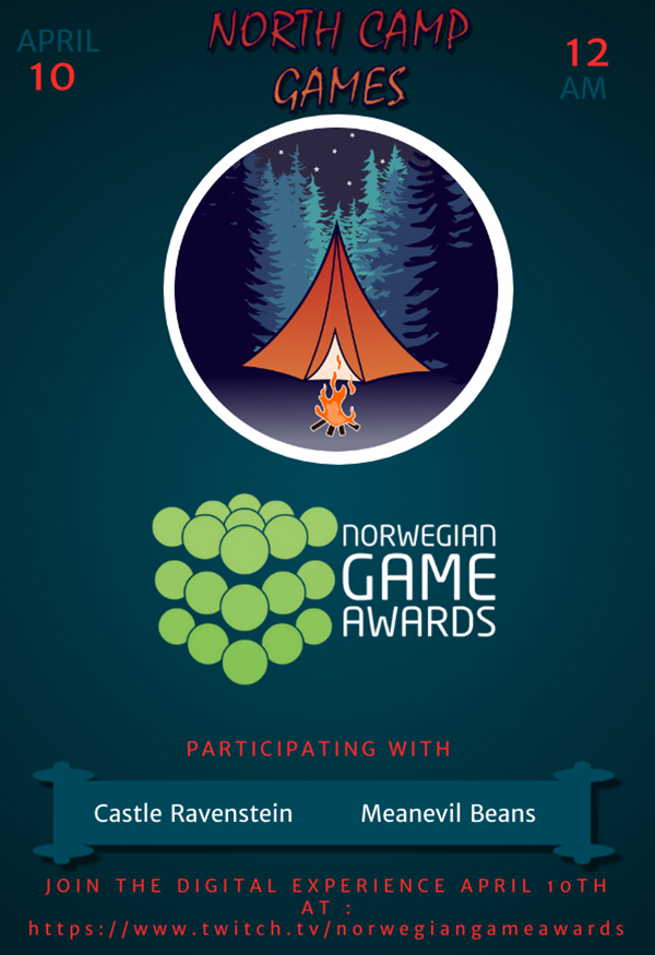 NorthCampGames's tweet photo. This weekend we are participating in Norwegian Game Awards in Trondheim, and we are one of the few teams selected to attend the competition physically!
We are participating with two of our former projects!
Stay tuned!

#gamedev #indiedev #gamedevelopment #nga #IndieGameDev https://t.co/ibhtRMg5Od