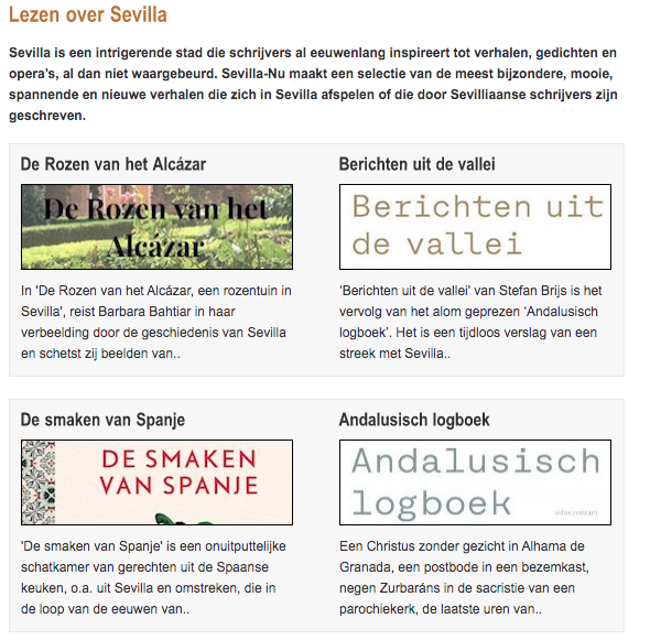 Zo lang we niet kunnen reizen, (ver)dwalen we in verhalen. Zoek en vind ze  op sevilla-nu.nl/lezen-over.html #Sevilla #Stedenman #BoekopdeKaart