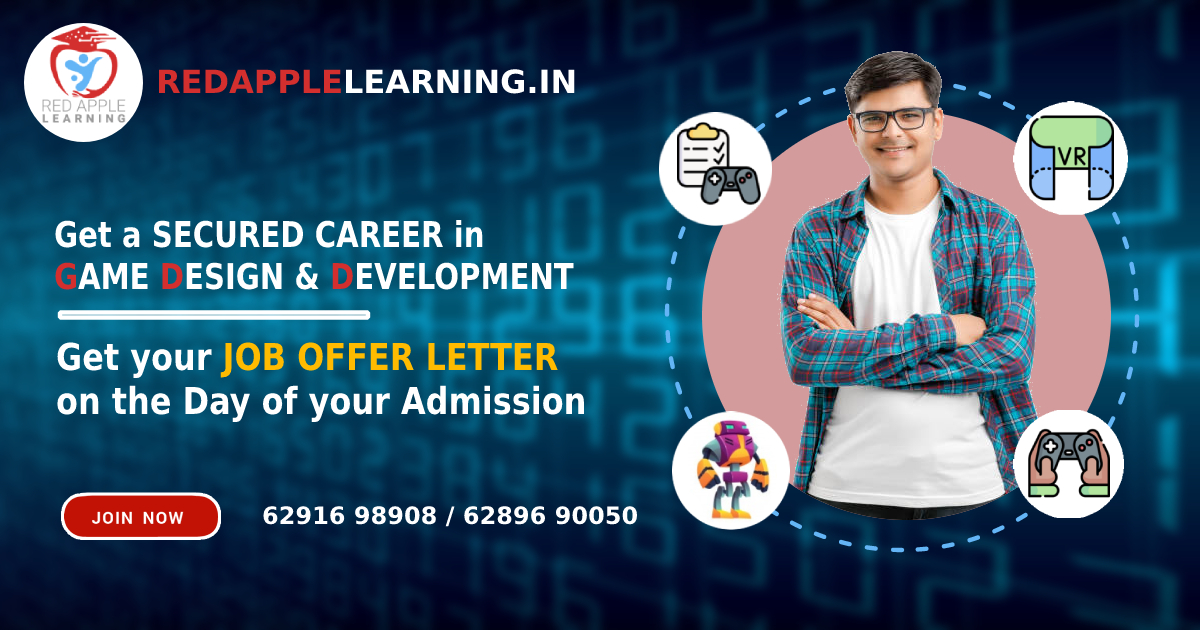 redapplekolkata's tweet image. Get a secured career in Game Design and Development. Get your JOB OFFER LETTER on the day of your admission. Any queries? contact us at: +91-6291698908/+91-6289690050 OR visit: redapplelearning.in

#learngamedevelopment #gamedesigncourse