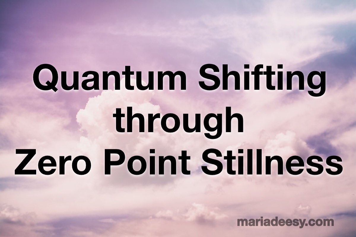 In the moment I am writing this Gaia is in a quantum “time out”.  It’s called Zero Point stillness.  We can’t hear it with out ears, we must “feel” it with our body / being.  It feels like silence, like nothing is moving on the Earth, like everything has stopped.