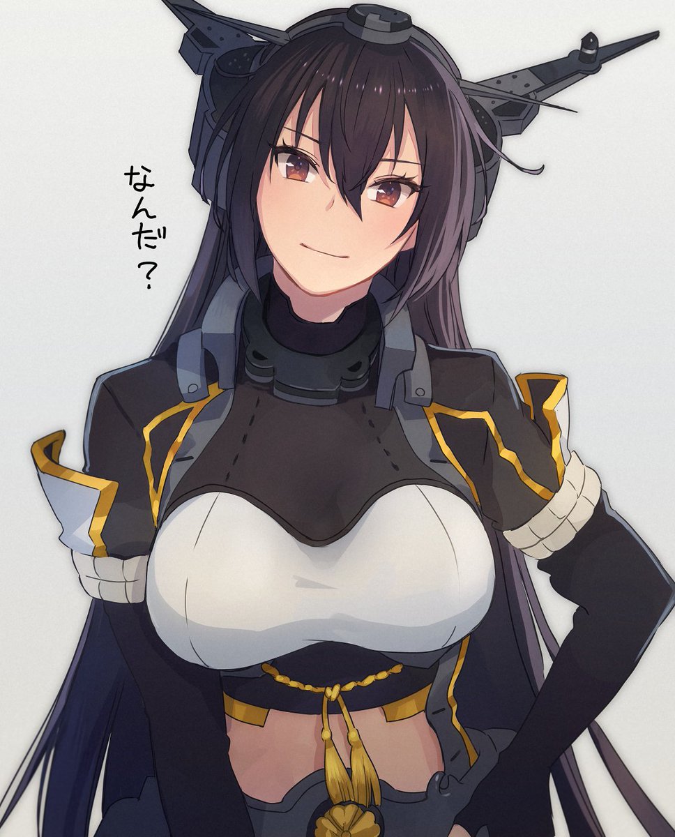 長門(艦これ) 「長門の秘書艦ボイスかわいい 」|かすみのイラスト