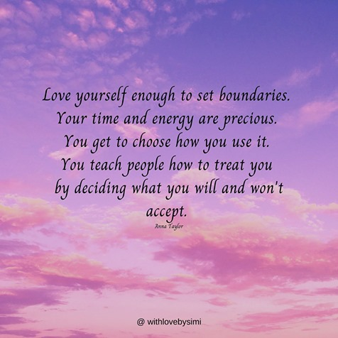 withlovebysimi's tweet photo. Happy New week!! Love yourself enough to set boundaries not just for others but also yourself

#wlbs #withlovebysimi #selfcare #selflove #boundaries #boundariesarehealthy #boundariesarebeautiful #healthyboundaries #setboundaries #boundarysetting #intentionalliving #mentalhealth https://t.co/hyZqLGznME