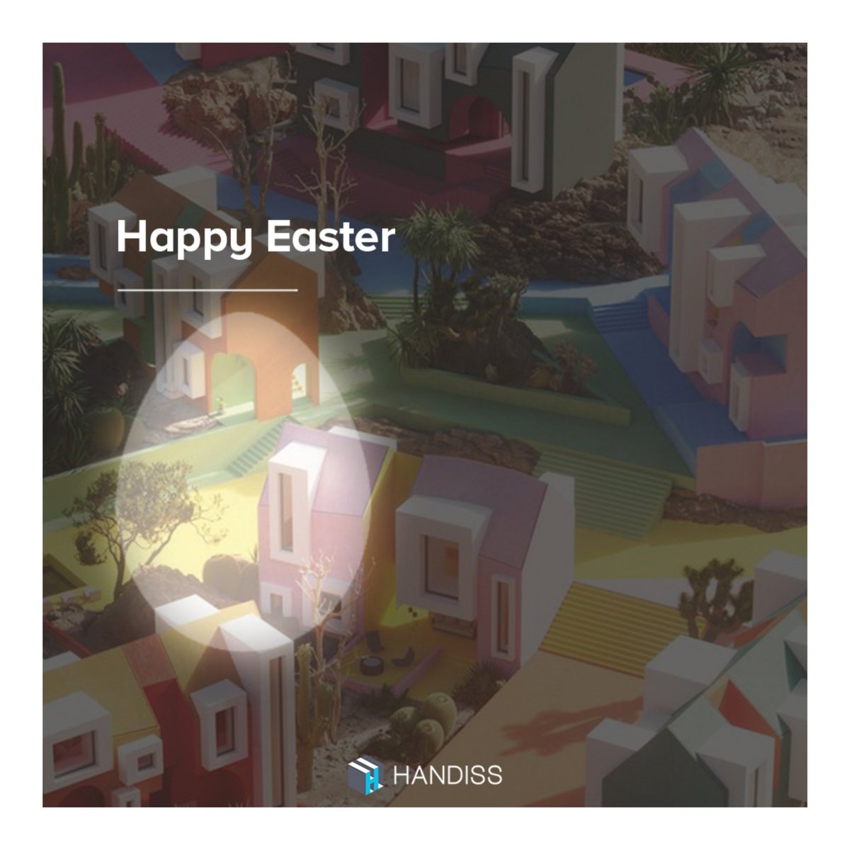 Handissofficial's tweet photo. Have a peaceful and happy Easter!

#handiss #greetings #Easter #colorful #spring #easter2021 #architecture #construction #engineering https://t.co/OdOfuqHFnK