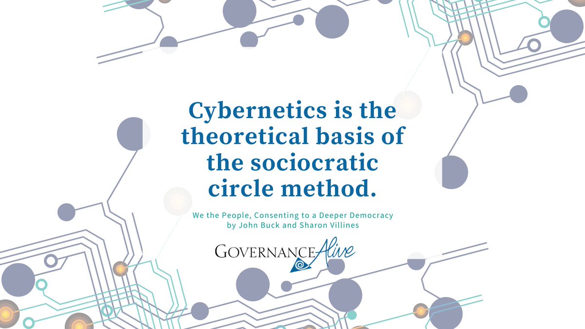 Gerard Endenburg has imbibed the #Cybernetics principle into Sociocracy to design effective feedback loops. 

In #Sociocracy, Ops leaders bring the information flow from top-down while representatives feed the next higher circle with lower circle information, as in cybernetics.