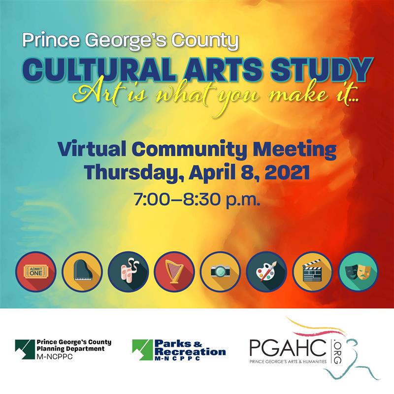 PGPlanningMD's tweet image. Arts and culture play an important role in creating connectivity within the County. Join the Prince George’s County Cultural Arts Study on April 8 at 7pm to voice your opinions on arts and connectivity. Register for the event: pgccas_ac.eventbrite.com #PGCCulturalArts