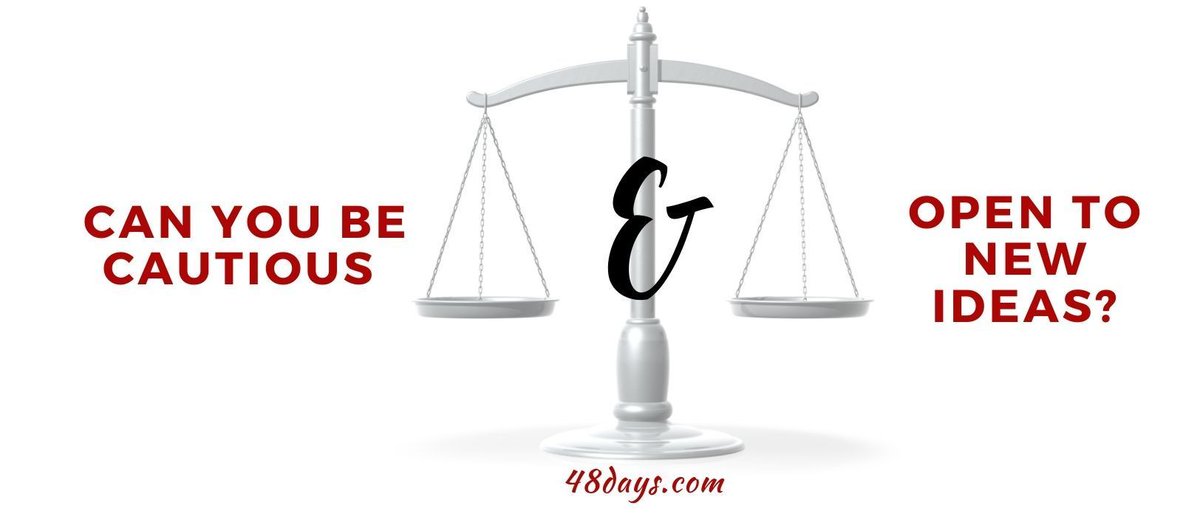 Can you be cautious and open to new ideas? Find out on this week's podcast and hear my answers to some questions on this topic! Find the show and get direct links to the resources in this episode in the show notes here: buff.ly/3ulSnXo