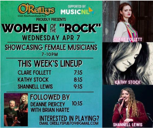 Kathy Stock (@kathystock) on Twitter photo Join us at <a href="/oreillys_pub/">O'Reilly's Pub</a> this Wednesday for Women of the Rock! Support local women making incredible music. Join us at <a href="/oreillys_pub/">O'Reilly's Pub</a> this Wednesday for Women of the Rock! Support local women making incredible music.