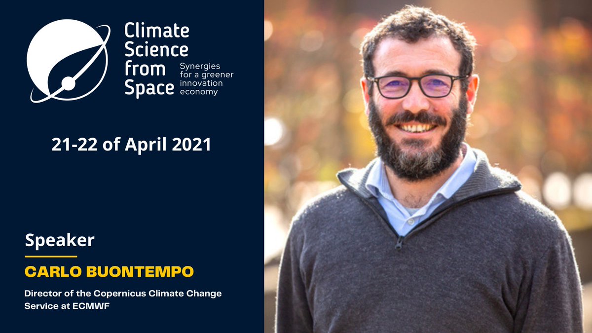 CSS_Conference's tweet image. Speaker @carlo_tuitter of @CopernicusECMWF will address the Copernicus Climate Change Service and the operationalisation of climate service provision in the panel 'Climate Disruptions–Understand &amp;amp; Prepare'.
Register to @CSS_Conference: climate-science-from-space.cdntv.eu/reg/
#ClimateScienceSpace