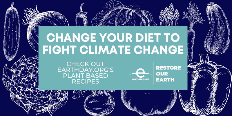 EarthDayUganda's tweet photo. 17 DAYS UNTIL #EarthDay2021  #RestoreOurEarth

Changing your diet does not only benefit you and your health, but it can also help combat #ClimateChange! 🥗

More tips here:
https://t.co/ayosSOaC9k https://t.co/vGbCUx9owJ