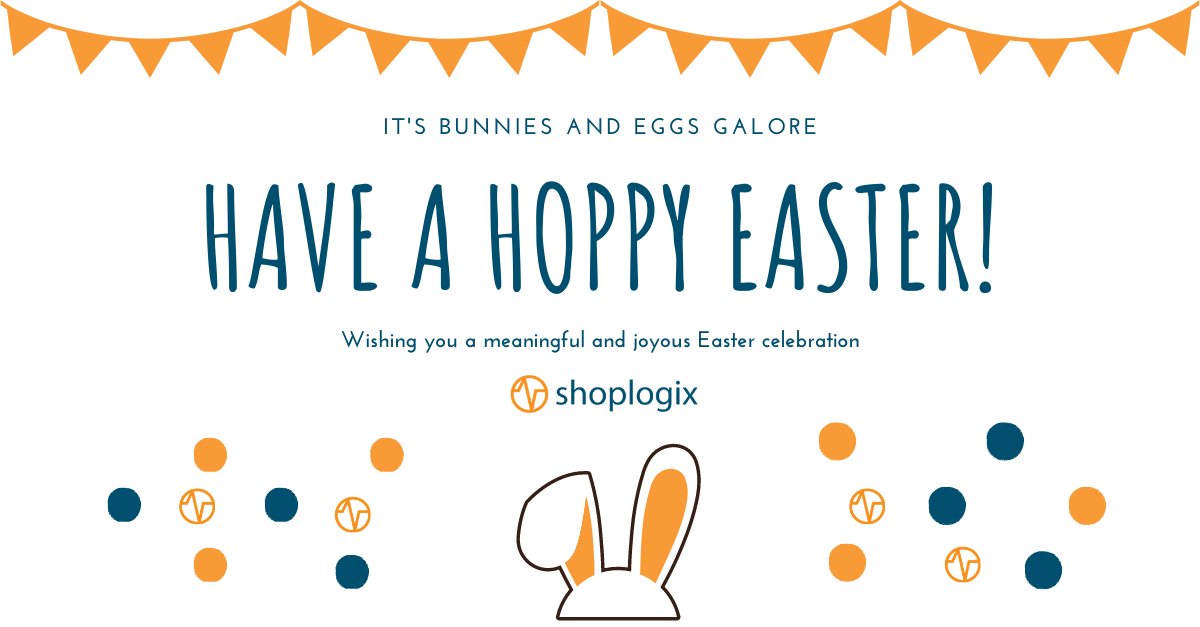 shoplogix's tweet photo. #HappyEaster2021 from @shoplogix! 🐰🥚🍫🧺 https://t.co/CEVCcZW1ou