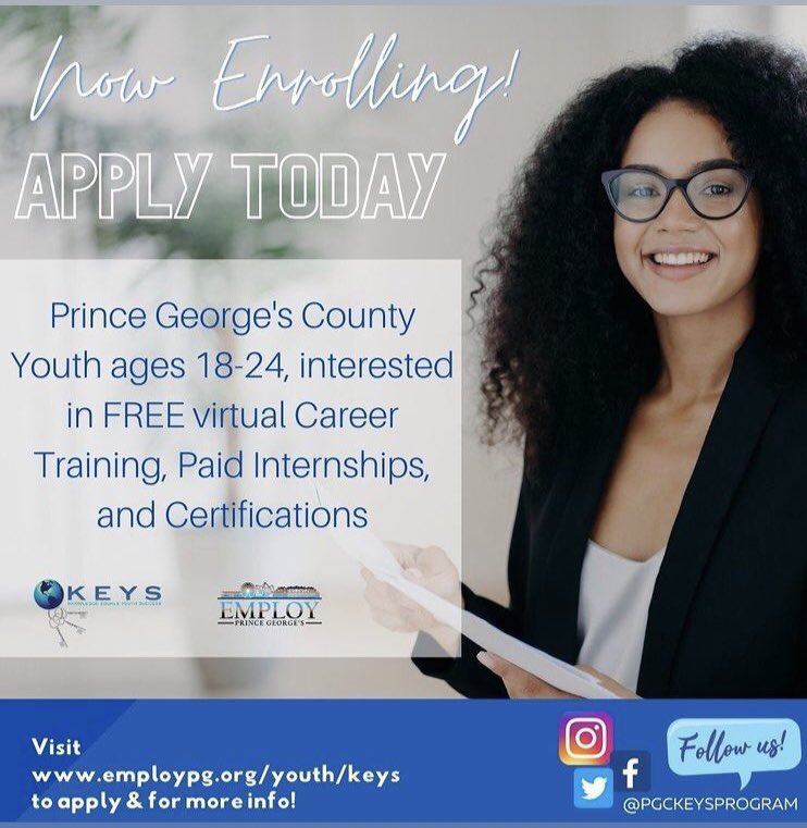 PGCKEYSProgram's tweet image. There is still time to join us!!! Apply for KEYS Spring 2021 Cohort today👇🏾