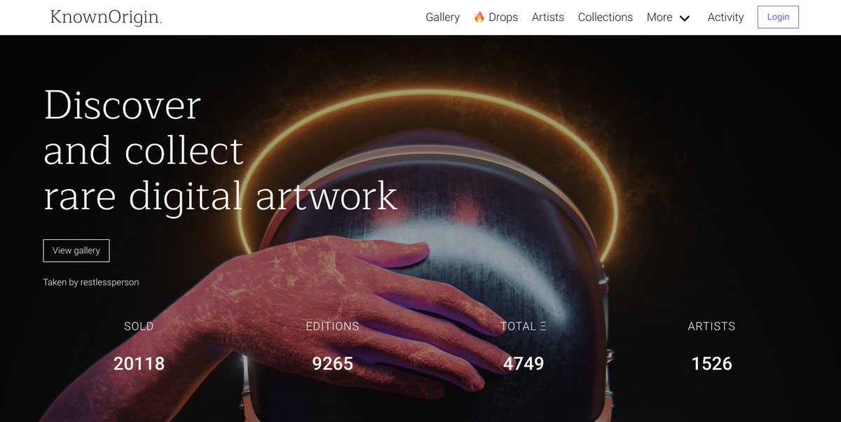 KnownOrigin_io's tweet image. How it started...     How its going

@KnownOrigin_io launched 05 April 2018 with only 15 artists. We now have 1526 amazing creators &amp;amp; they have sold over 20,000 artworks. 

Happy 4th Birthday #KO fam!