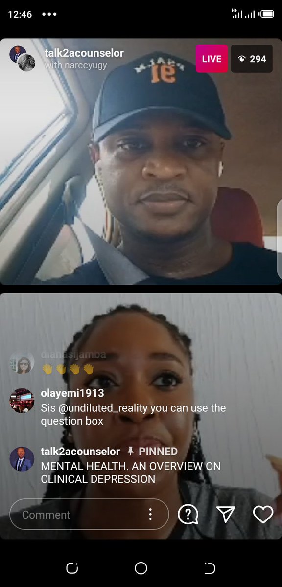 oiyahu's tweet photo. Dr @narccyugy live was so interesting, love the way she talks 😍. If u are into public health, psychology in fact general medicine that was the place to be. Talked about depression and mental health in different areas (motherhood, daily life etc) all in all it was superb👌 https://t.co/dNY7pPg7yJ