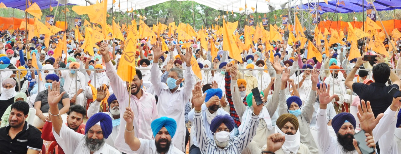 Shiromani Akali Dal said government’s decision to ban political gatherings in Punjab was a direct fallout of SAD Punjab Mangda Jawaab rallies. 