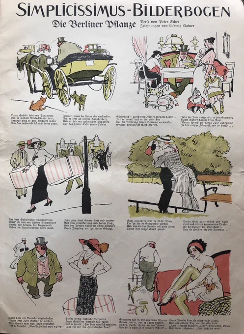 Ludwig Kainer (1885-1967), circa 1910, 2 x 2-page 