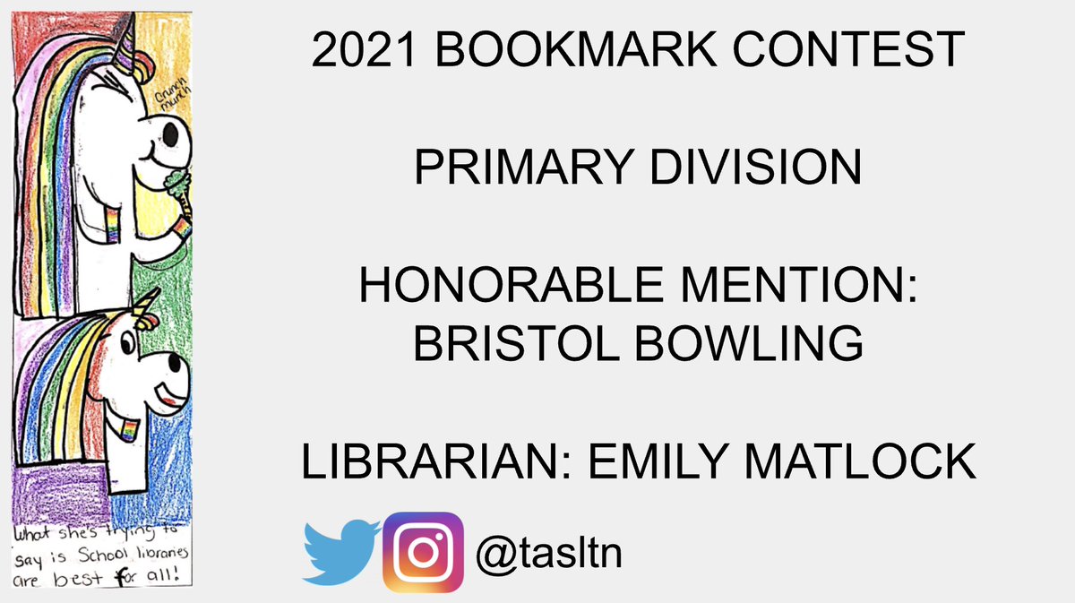Congratulations to the Honorable Mention winners! #schoollibrariesarebestforall #primarydivision <a href="/CENT_Tweets/">Centennial Panthers</a>