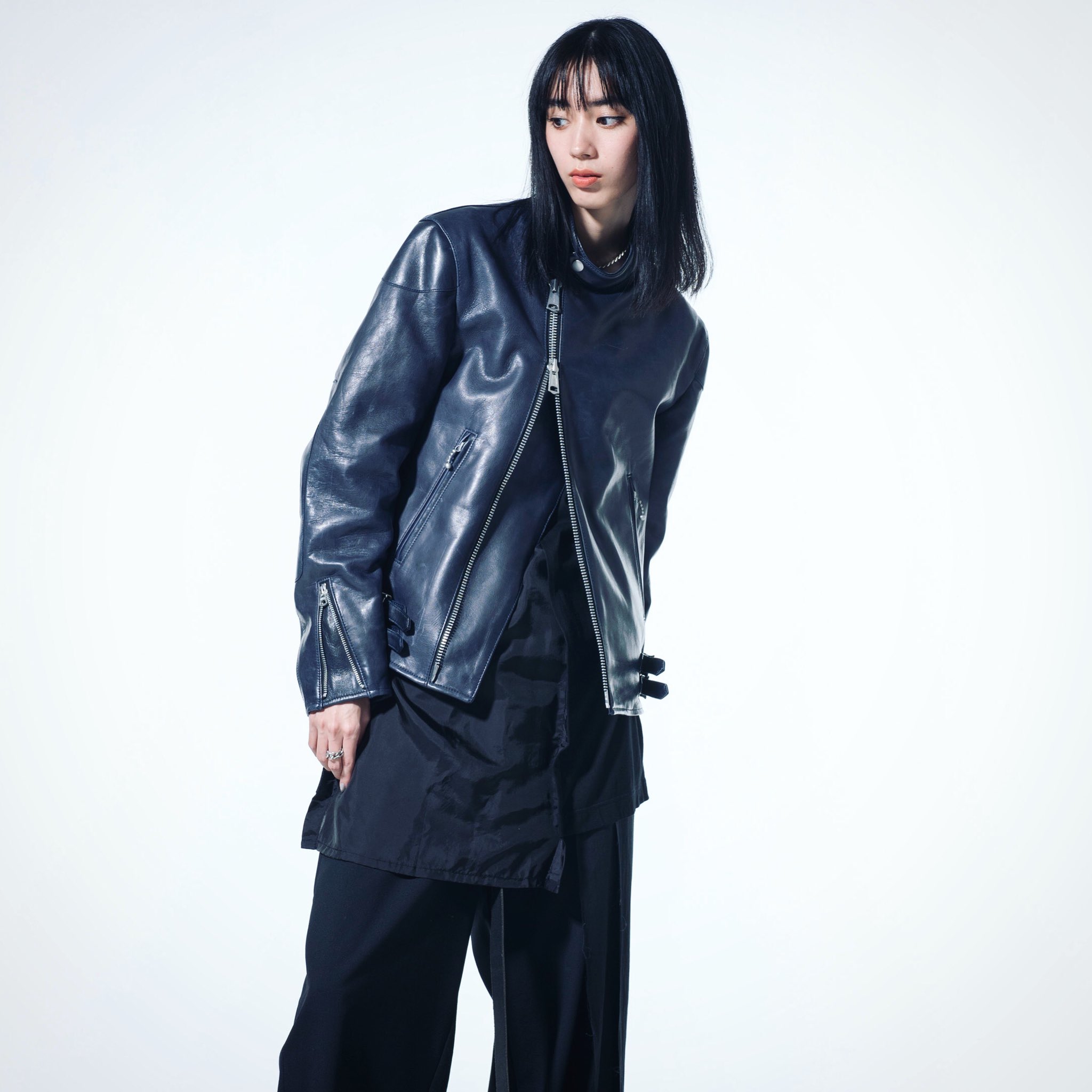 Yohji Yamamoto S'YTE レザーライダースジャケット ジャケット