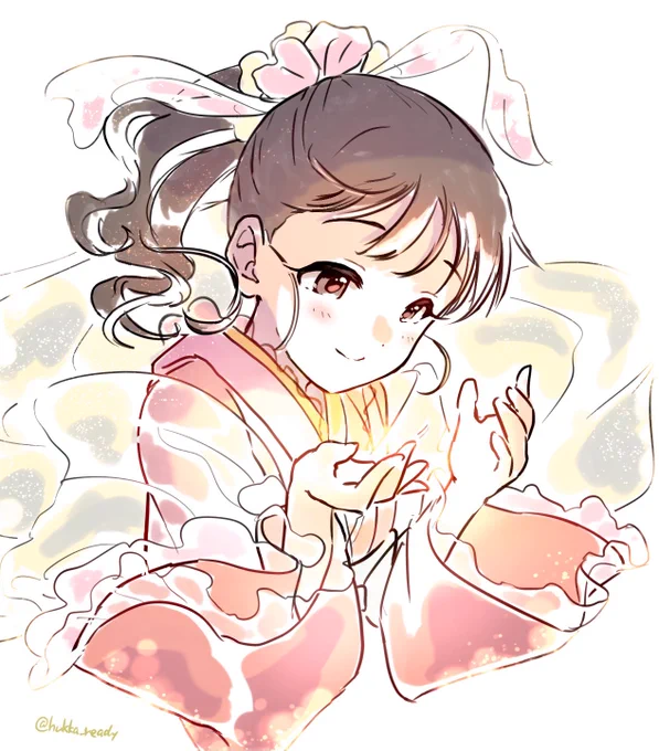 天女?
#福山舞
#モバマス版深夜の真剣お絵かき60分1本勝負 