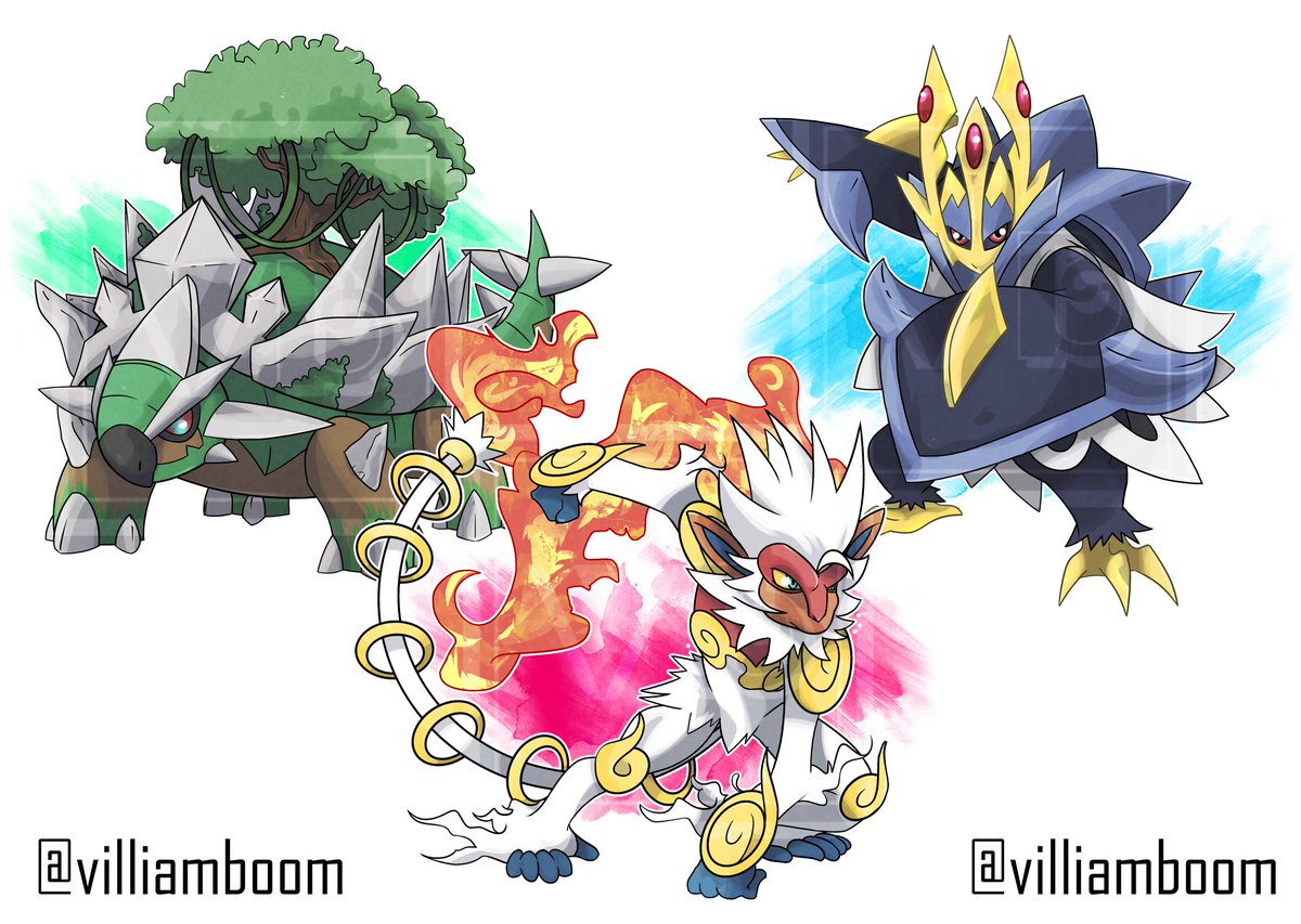 VilliamBoom Twitter Tweet: Mega Infernape, Empoleon and Torterra #pokemon #...