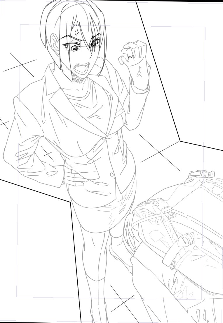 バチギレしている女上司 