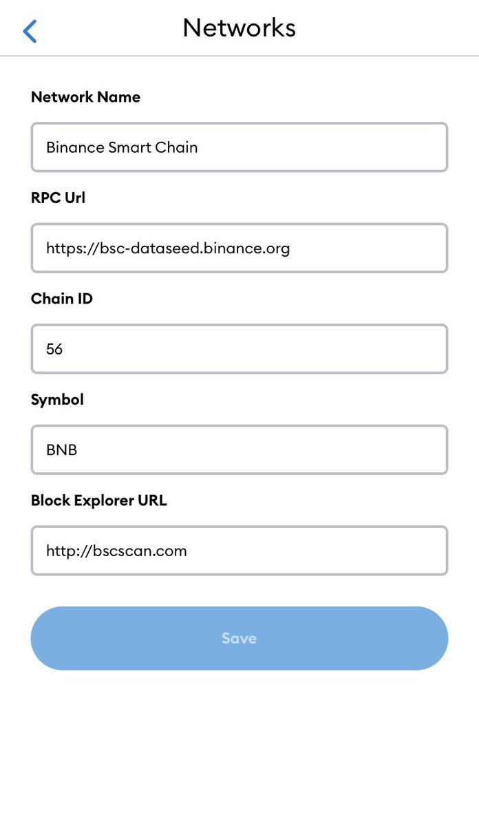 For MetaMask Wallets, you should enable Binance Smart Chain network by adding it as a custom RPC network. Navigate to Settings > Networks to add  #BSC  . Set your wallet’s network to BSC then add a custom token. Paste SFUEL’s contact address like the one on the screenshot below.