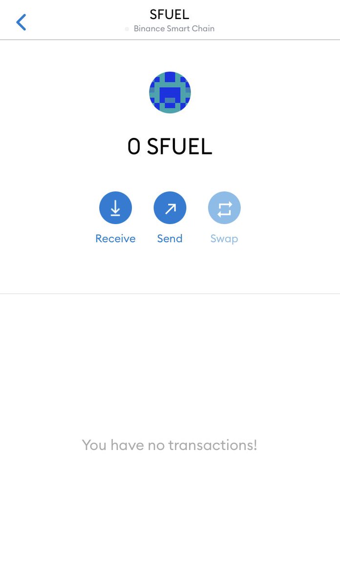 Here’s SFUEL’s contract address:0x37ac4d6140e54304d77437a5c11924f61a2d976f https://bscscan.com/token/0x37ac4d6140e54304d77437a5c11924f61a2d976fTap “Add Token” and SFUEL will appear on your MetaMask’s token list. The  $SFUEL airdrop distribution to  $SRK holders is still on going. We will keep you posted with updates.