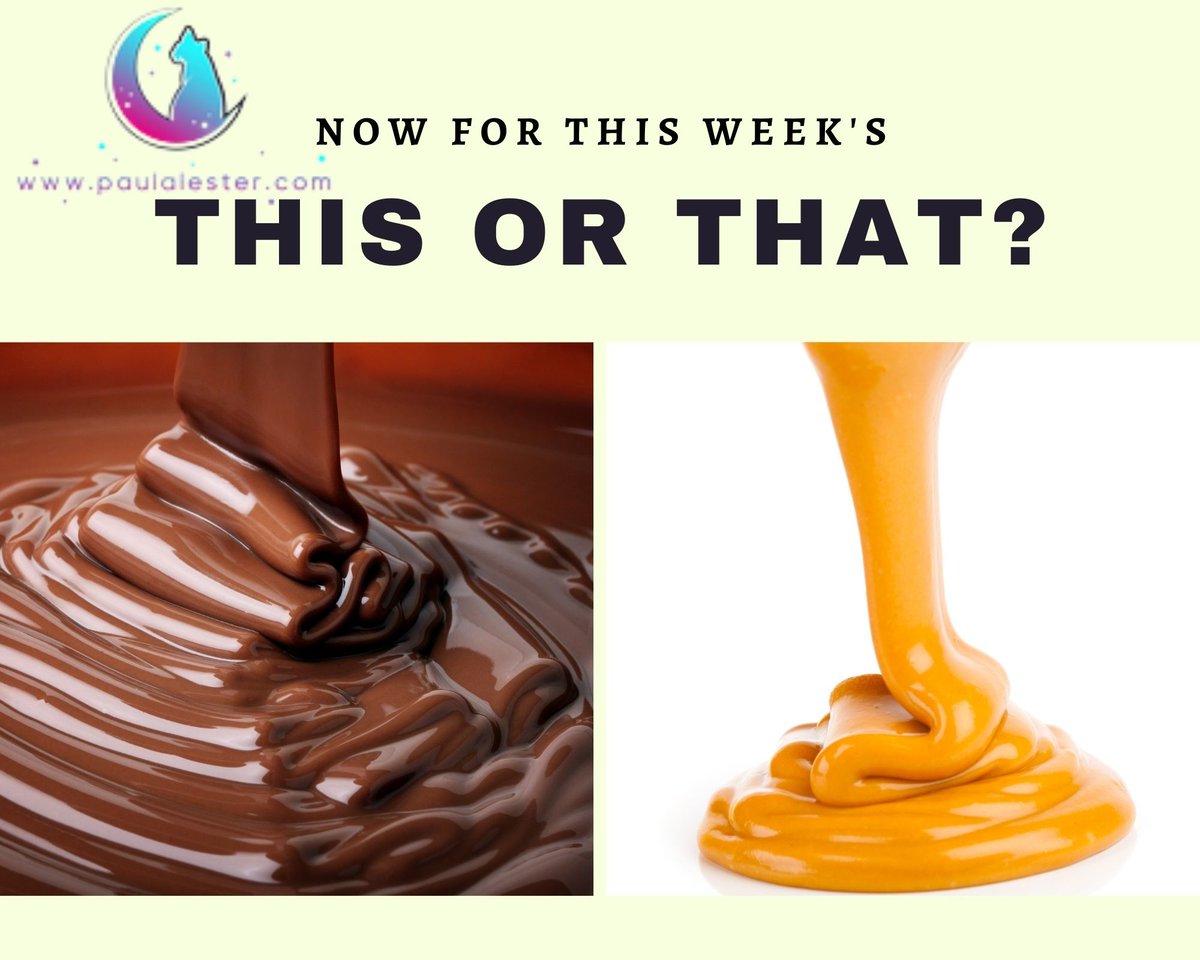 Chocolate or caramel? Hard choice but I'm going with caramel. #thisorthat