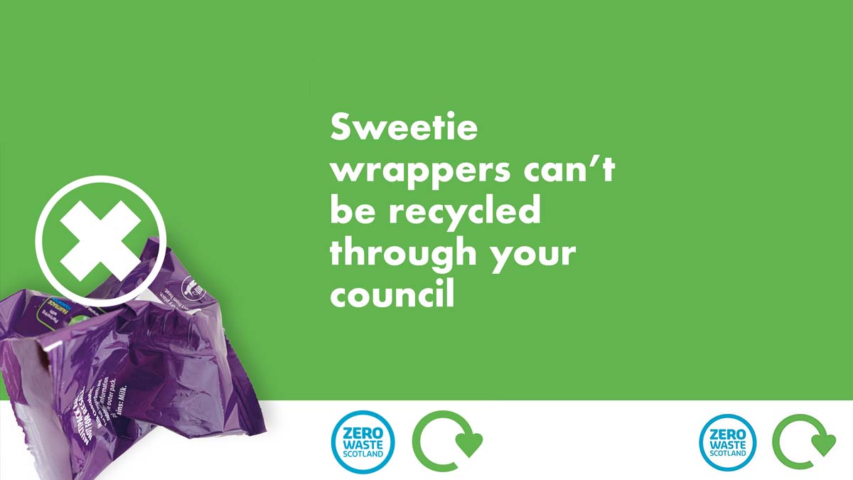 Sweetie wrappers and the clear sealed bags of sweets inside Easter eggs can aren’t accepted in household recycling collections. Check @TerraCycleUK’s website for a list of drop off locations for their Confectionery Recycling Programme. #EasterRecycling