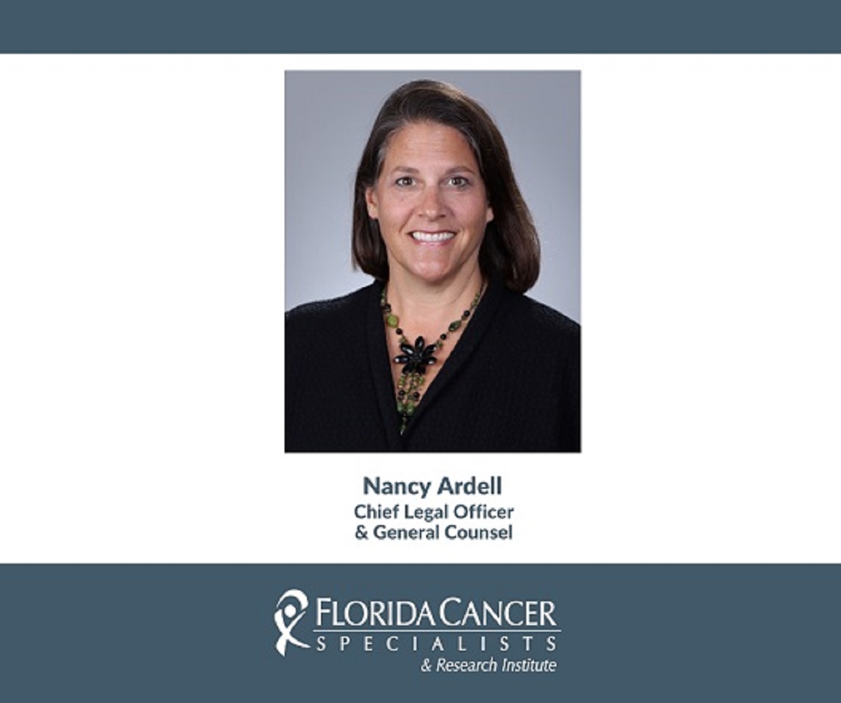 FCS welcomes Nancy Ardell to its Executive Leadership Team as Chief Legal Officer &amp; General Counsel to provide strategic oversight for legal affairs. Learn more here: flcancer.com/en/articles/fl…