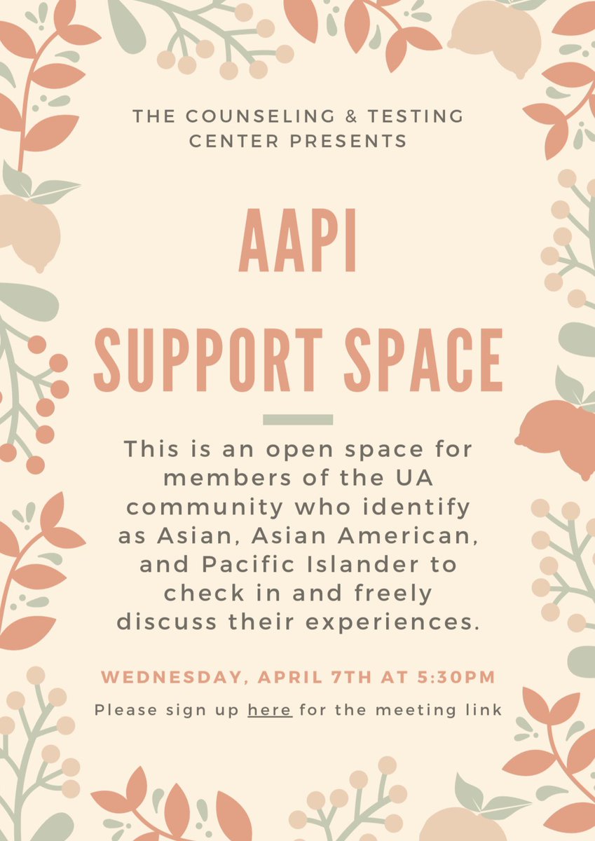 A great event coming up this Wednesday! Thanks to the Counseling and Testing Center for continuing to give the support students need #GoZips #zipsheartbeat